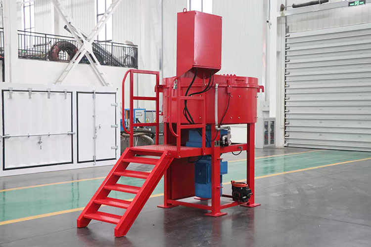 800-liter-pan-refractory-mixer-in-Singapore